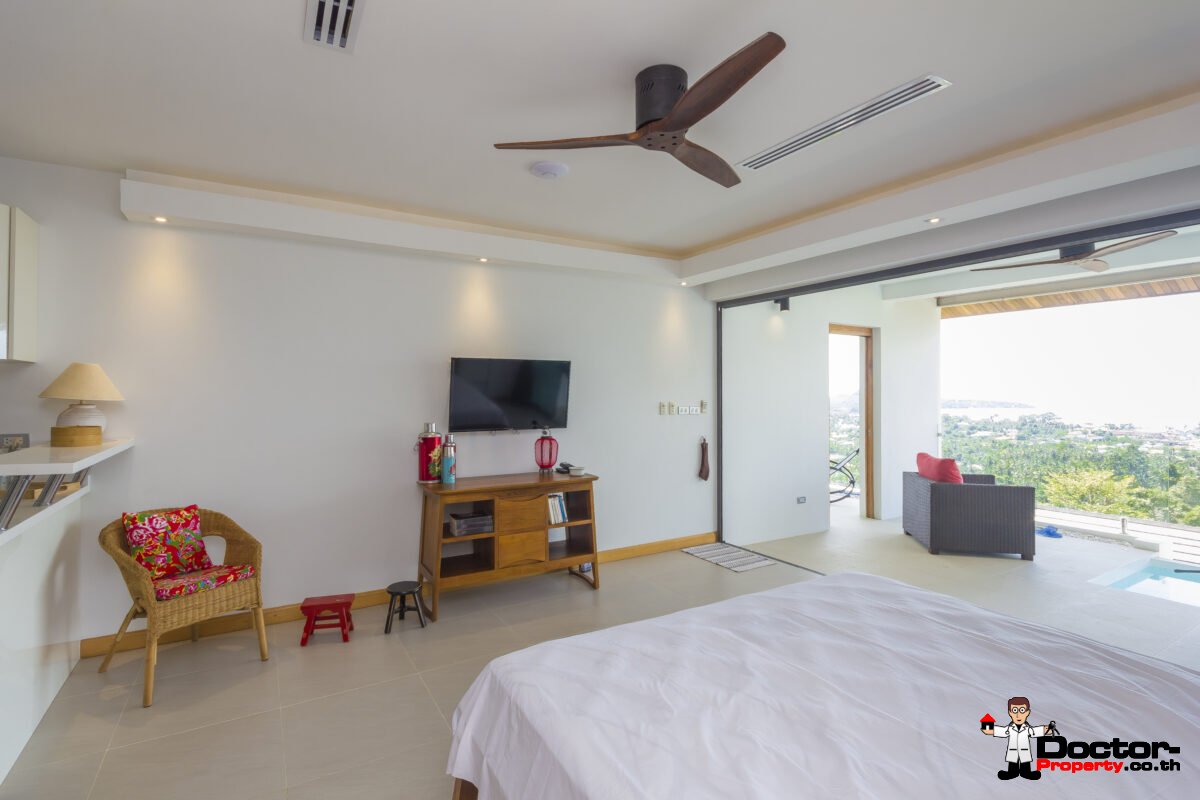 3 Bedroom + 2 Studio's Apartment Villa with Seaview - Lamai, Koh Samui - For Sale